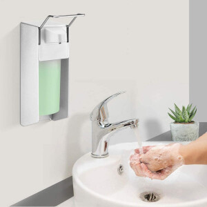 Desinfektionsspender Universal 1000 ml langer Armhebel, Spender für Seife und Desinfektionmittel 1 Stück Ellenbogenspender
