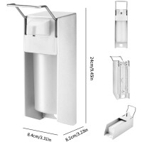 Desinfektionsspender Universal 1000 ml langer Armhebel, Spender für Seife und Desinfektionmittel 1 Stück Ellenbogenspender