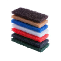Floorstar Super-Handpads 11,5 × 25 cm – 10 Stück – Weiß – für Grund- & Unterhaltsreinigung