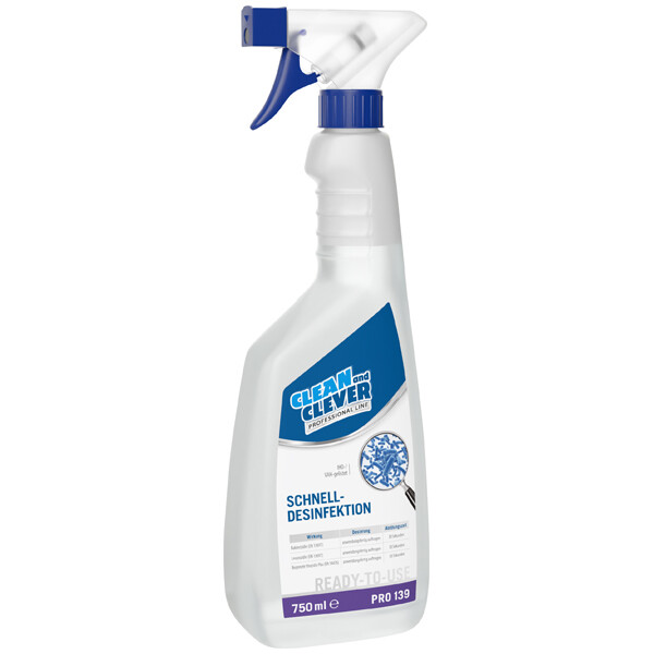 Pro139  Clever and Clean - Desinfektionsreiniger 750 ml
