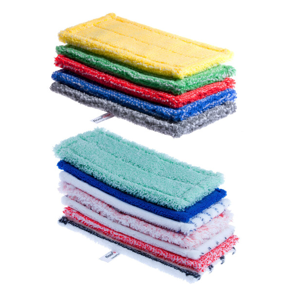 Floorstar Microfaser-Handpads – 5 Stück, 28 × 13 cm – zur manuellen Oberflächenreinigung Premium Microfaser Handpads – Thenufil Qualität „Made in…