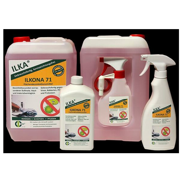 ILKA - Ilkona 71 - gebrauchsfertige Flächen-Desinfektion 10 Liter 