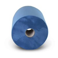 Funny Industrierolle 36 cm, 2-lagig, blau, Zellstoff, 1.000 Blatt, 2 Rollen