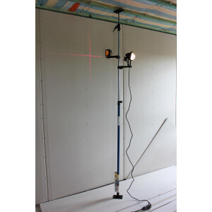 Deckenstütze QS60 145-290 cm GLÜCK – Quick-Support Stellwandstützen Teleskoptstütze QS 60 – Profi Deckenstütze / Staubschutzwandstütze