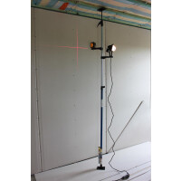 Deckenstütze QS60 145-290 cm GLÜCK – Quick-Support Stellwandstützen Teleskoptstütze QS 60 – Profi Deckenstütze / Staubschutzwandstütze