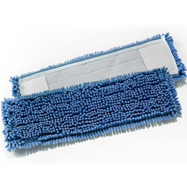 Mikrofasermopp Chenille 40 cm blau