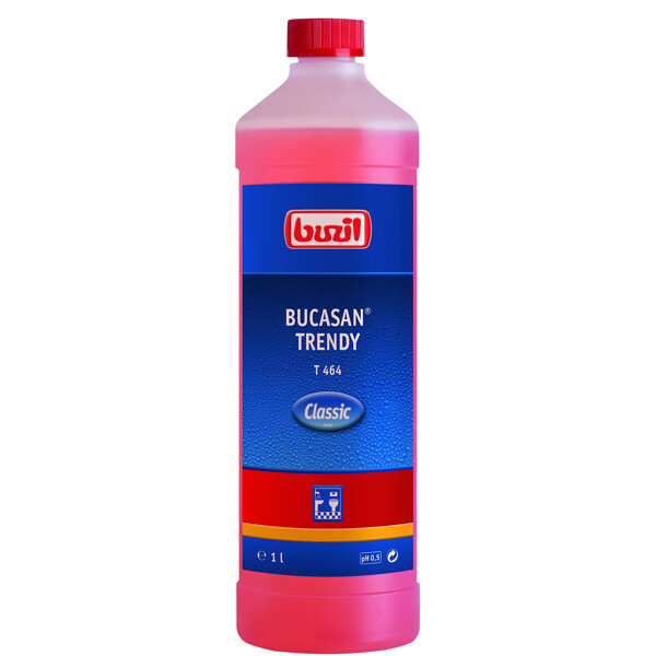 Buzil T464 Bucasan Trendy Hochwirksamer Sanitärunterhaltsreiniger 1 L Flasche