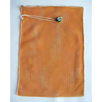 Poly Wäschenetz 50x70cm Orange PES2 m. Kordel - DIBE Verschluß