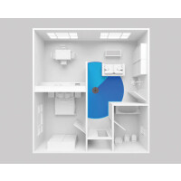 Cleanfix S170-2 SIM professioneller Saugroboter mit Dockingstation, LiDAR-Navigation, SIM/WLAN, HEPA/UVC, bis 320 m²