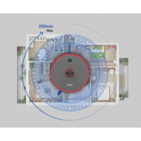 Cleanfix S170-2 SIM professioneller Saugroboter mit Dockingstation, LiDAR-Navigation, SIM/WLAN, HEPA/UVC, bis 320 m²