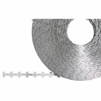 Stacheldraht; Band, Natostacheldraht, Metall verzinkt 120m Durchm. 30 cm