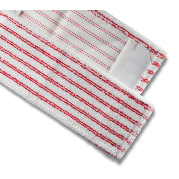 Mopptex Mikrofasermopp PREMIUM SANI – Hygienischer Mopp für Sanitärbereiche 1Stk. - rot 50cm