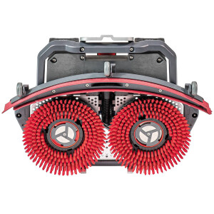 CLEANFIX Schrubbürste Rot PPN – für Reinigungsmaschine Toro – 2 Stück