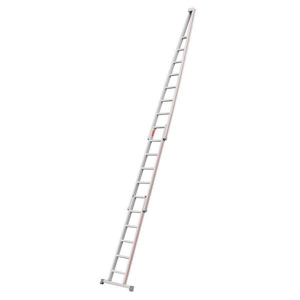 Hymer Glasreinigerleiter, 4-teiliger Satz, 23 Sprossen, Länge 7,10 m, Art-Nr. 501723