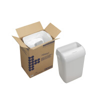 Aquarius™ Kimberly-Clark Professional™ Abfalleimer 6993 – Kunststoff 1 Stück. – Weiß, Fassungsvermögen 43 L