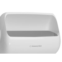 Aquarius™ Kimberly-Clark Professional™ Abfalleimer 6993 – Kunststoff 1 Stück. – Weiß, Fassungsvermögen 43 L