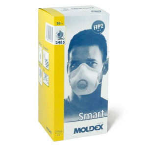 Moldex 2485 01 FFP2 NR D Atemschutzmaske Smart mit ActivForm 20 Stück./ Box Informationen zu Partikelfiltern