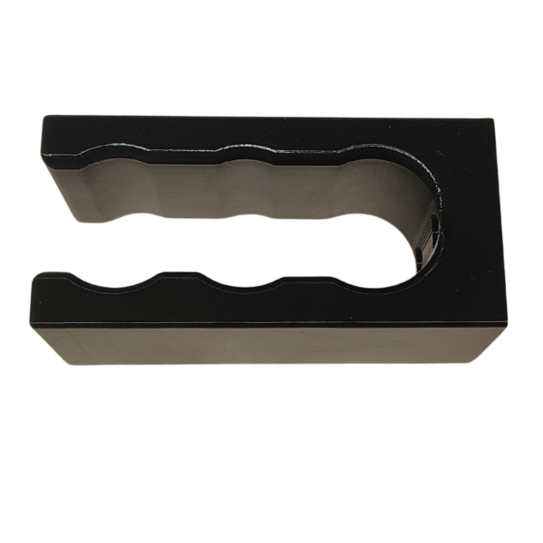 Schlauchhalterung für Staubsauger-Saugschläuche Ø 38–70 mm – 3D-gedrucktes Ordnungssystem 60 mm|Schwarz|ASA