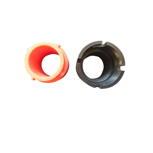 TPU Schlauchverbindung Ø 38–70 mm – Aufdrehbare Schraubkupplung 38 mm|Schwarz
