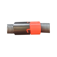 TPU Schlauchverbindung Ø 38–70 mm – Aufdrehbare Schraubkupplung 38 mm|Schwarz