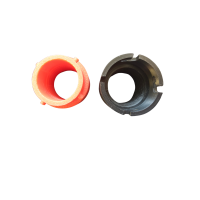 TPU Schlauchverbindung Ø 38–70 mm – Aufdrehbare Schraubkupplung 38 mm|Schwarz