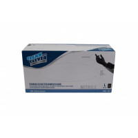 Nitrilhandschuhe PRO 167 Clean und Clever – Größe S, 100 Stück, Nitril, schwarz, latexfrei, unsteril, puderfrei, beidseitig verwendbar