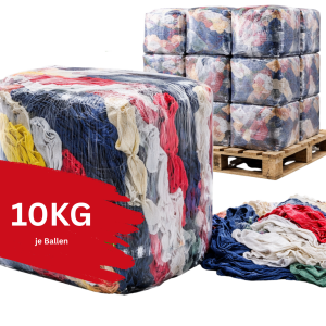 Trikot-Putzlappen bunt 10 kg Ballen | DIN 61650 |...