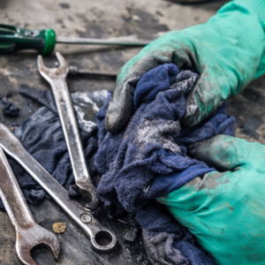 Trikot Putzlappen bunt 10 kg Ballen | DIN 61650 | Industrie-Profiqualität | Putzlumpen | Werkstattlappen