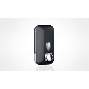 Marplast Seifenspender Schwarz 0,5 L – Wandmontage...