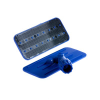 Floorstar Handpadhalter mit Stielaufnahme | Blau | Robust & Zuverlässig