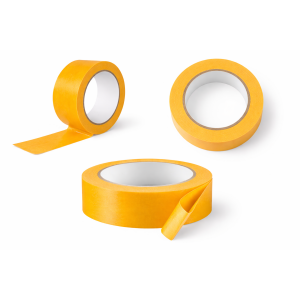 10x Profi Goldband Krepp 50m x 30mm Rolle Klebeband Malerband Kreppband