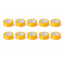 10x Profi Goldband Krepp 50m x 30 mm Rolle Klebeband Malerband Kreppband