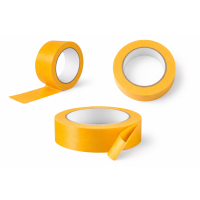 10x Profi Goldband Krepp 50m x 30mm Rolle Klebeband Malerband Kreppband