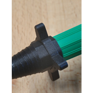 Adapter für Staubbiene Rundbesen auf Unger OptiLoc® Teleskopstange – 3D-gedruckt