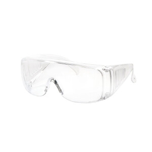 KS Tools Schutzbrille Überbrille transparent – EN 166 – Für Brillenträger geeignet