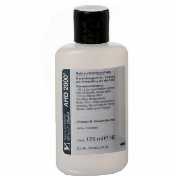 Lysoform AHD 2000 Hautdesinfektion 125 ml Kittelflasche Desinfektionsmittel