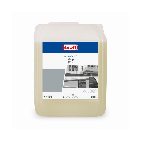 Buzil Indumaster Step IR 16 – Kraftvoller Industriereiniger für Böden & Maschinen 10L Kanister