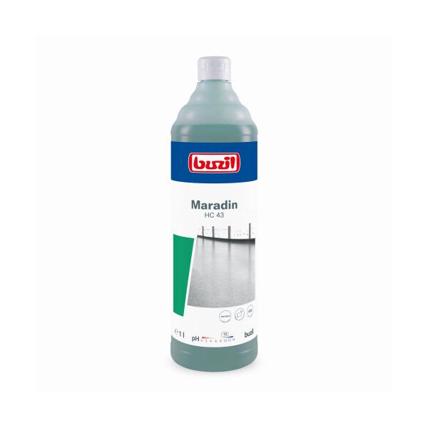 Buzil HC 43 Maradin – Hochleistungs-Intensivreiniger für Industrie & Gewerbe 1 Liter Flasche