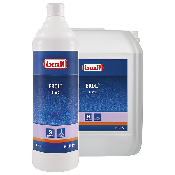 Buzil G490 Erol 1 L Alkalischer Intensivreiniger für Feinsteinzeugfliesen Schaumarm