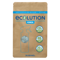 DR. SCHNELL Ecolution Forol Sticks pulverförmiger Universalreiniger in wasserlöslichen Portionsbeuteln- 20 Stück à 3g (60g) – Effektiver…