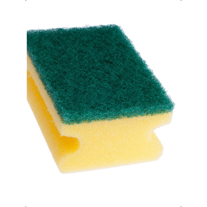 Scheuerschwamm – 6 Stück. Küchenschwamm 7 × 15 cm XL Schwamm einseitig abrasiv