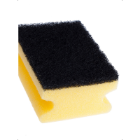 Scheuerschwamm – 6 Stück. Küchenschwamm 7 × 15 cm XL Schwamm einseitig abrasiv