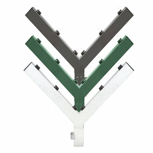 Stacheldrahtabweiser Y-Ausleger - Aufsatz für 60x40 mm Pfosten