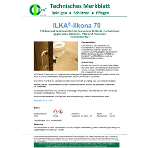 Flächendesinfektionmittel ILKA - Ilkona 70...