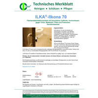 Flächendesinfektionmittel ILKA - Ilkona 70 Konzentrat Desinfektionsmittel für Flächen Oberflächendesinfektionsmittel